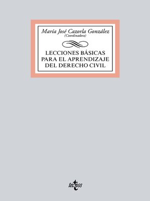 cover image of Lecciones básicas para el aprendizaje del Derecho civil